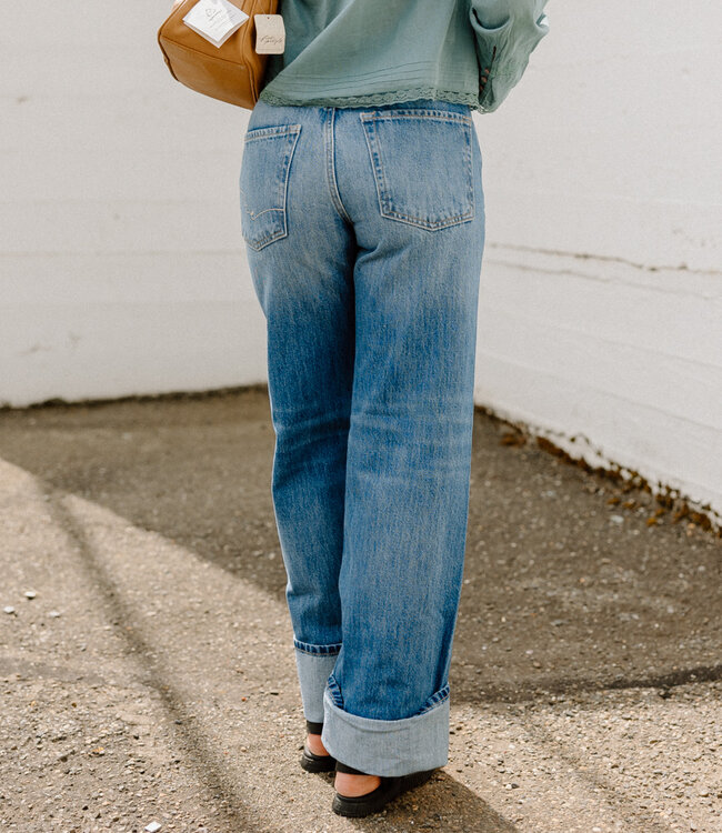 Free People East Bay Cuffed Jeans, Spunky