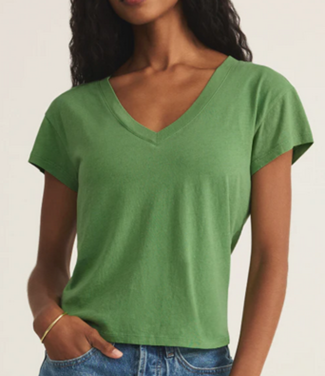 ZSupply 25ZS05-Modern VNeck Tee, Lawn
