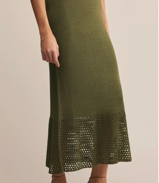 ZSupply Haven Sweater Knit Midi Skirt, Fern