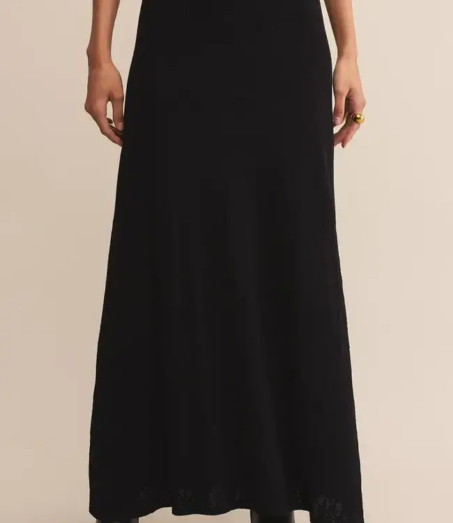 ZSupply Tibi Mesh Maxi Skirt, Black