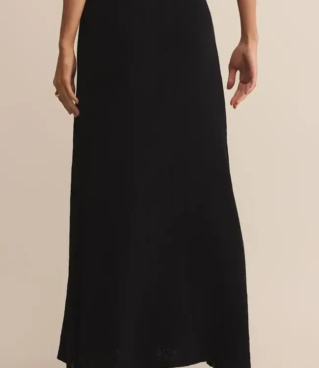 ZSupply Tibi Mesh Maxi Skirt, Black