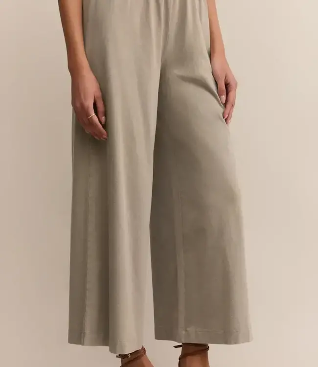 ZSupply Scout Jersey Crop Flare Pant, Retreat