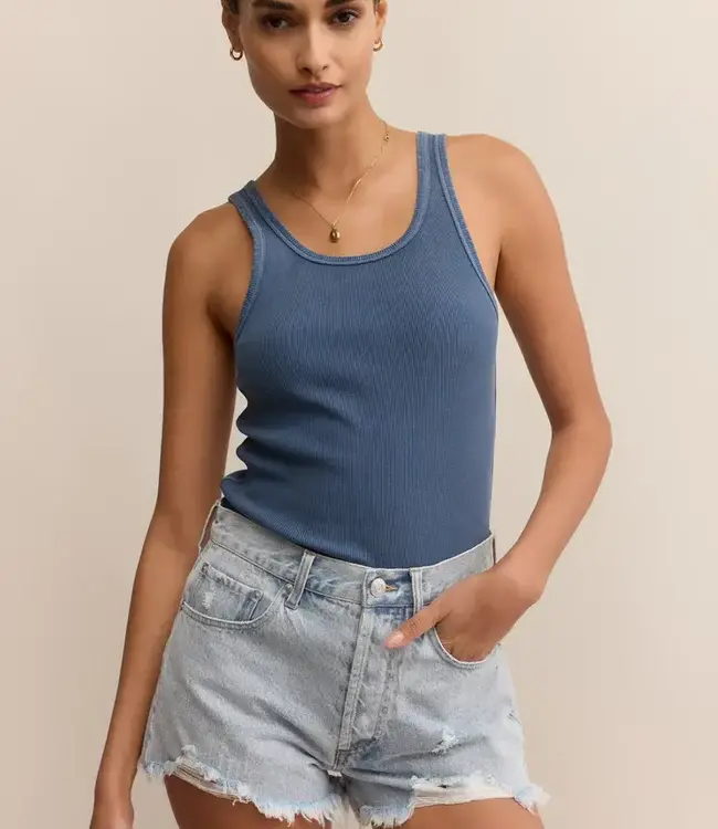 ZSupply Classic Scoop Tank, Vintage Indigo