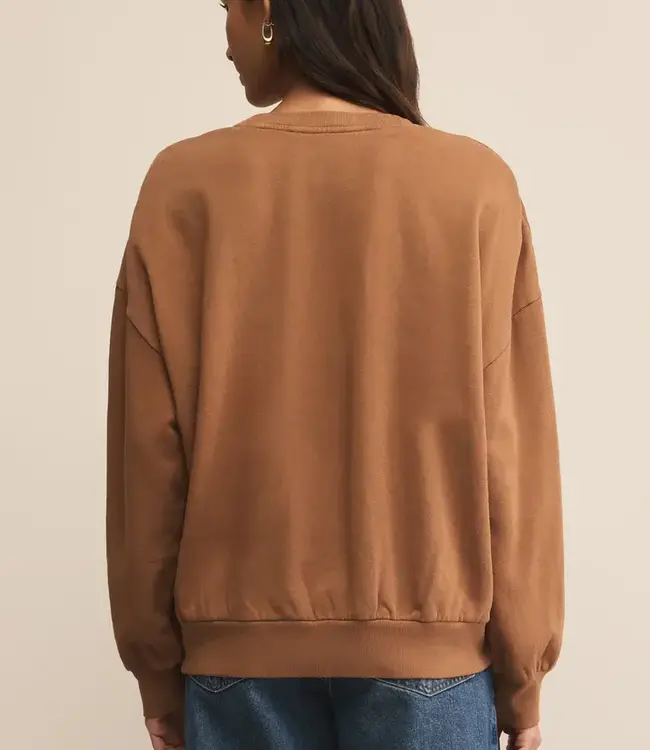 ZSupply Stay Wild Sunday Sweatshirt, Coconut