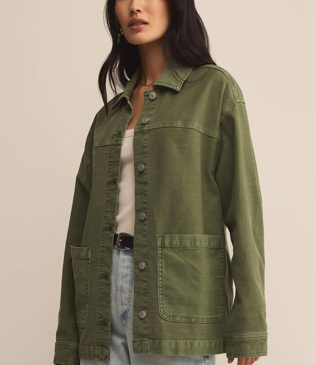 ZSupply On The Road Twill Jacket, Hunter Green