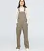 Du/er Stretch Canvas Overall, Teak
