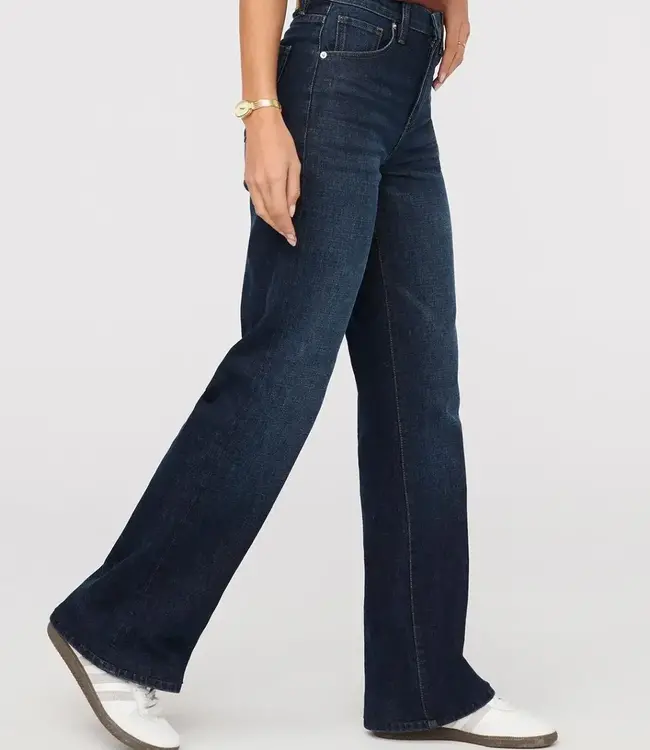 Du/er Midweight HR Wide Leg, Moonlight Blue