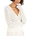 Avery Knit Cardigan, White