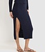 Koko Knit Midi Skirt, Ink