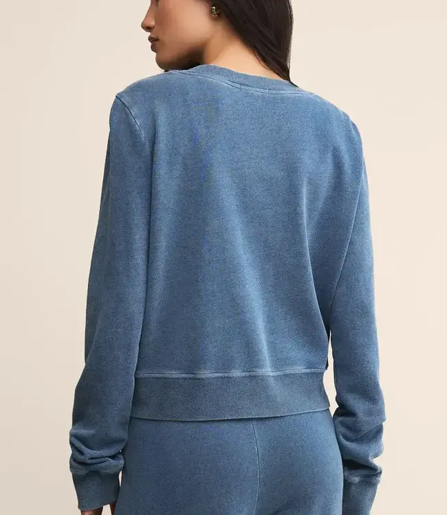 ZSupply Daily Knit Denim Cardigan, Vintage Indigo