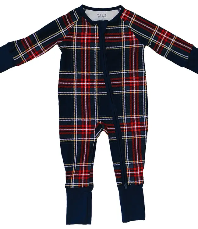 Bamboo Zipper, Christmas Plaid