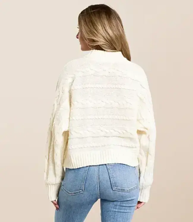 ZSupply Arctic Cable Sweater Warm White