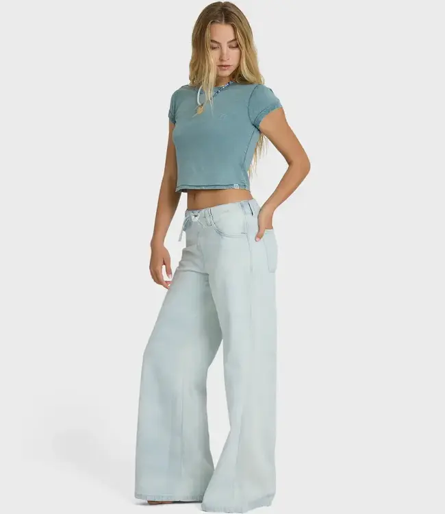 Billabong Jade Saltwashed Pants, Blue Mist