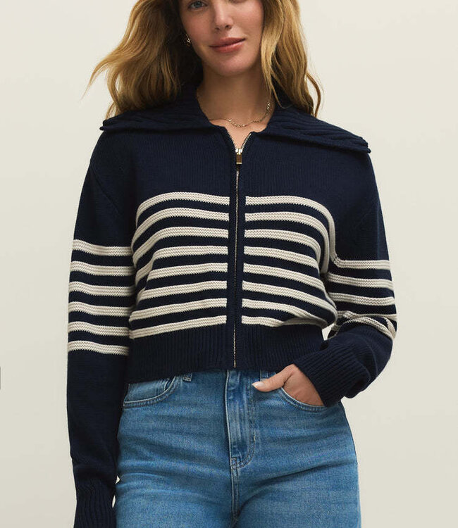 ZSupply Kovac Sweater Jacket, Eclipse