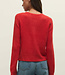 ZSupply Medina Rib Cardigan. Red Lotus
