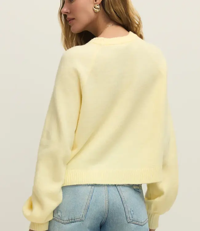 ZSupply Coming Up Sweater, Pineapple
