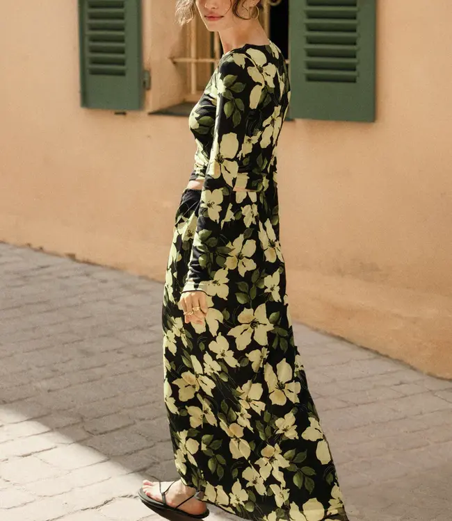 ZSupply Eda Ren Floral Mesh Midi Skirt, Sunnyside