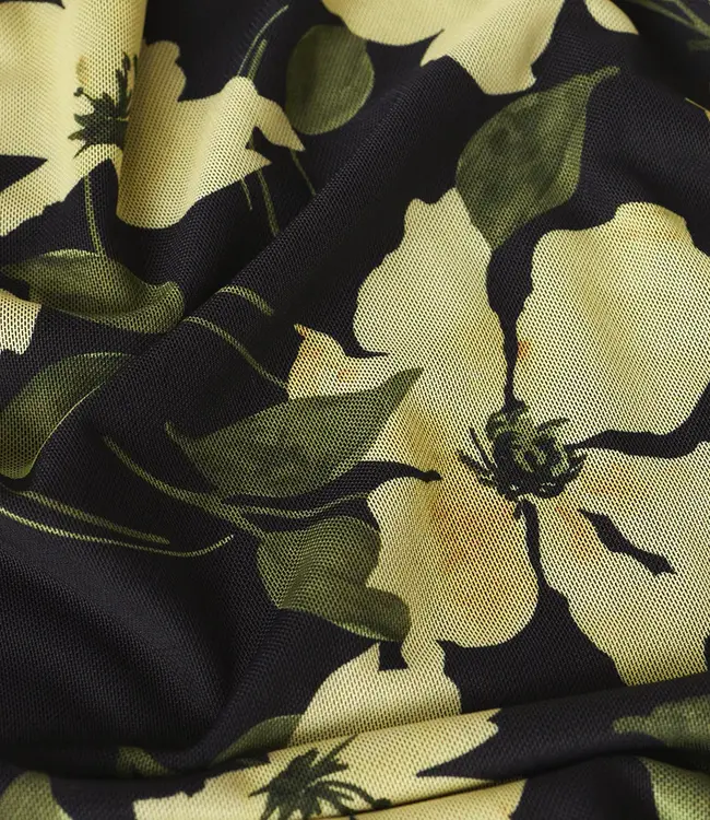 ZSupply Eda Ren Floral Mesh Midi Skirt, Sunnyside