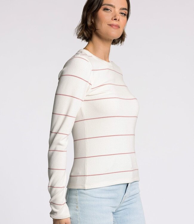 Thread & Supply Alder Top, Ivory/Rose