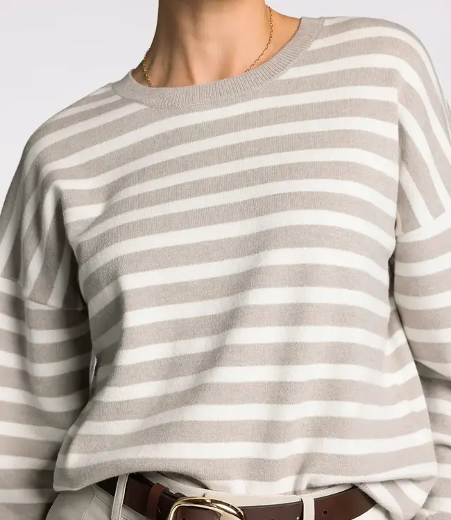 Thread & Supply Preston Sweater, Ivory/Taupe