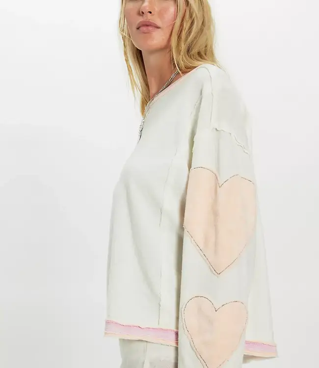 Free People You're A Star Tee, Mint Heart