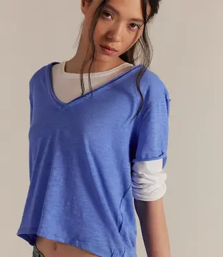 Free People Take 2 Tee, Cornflower