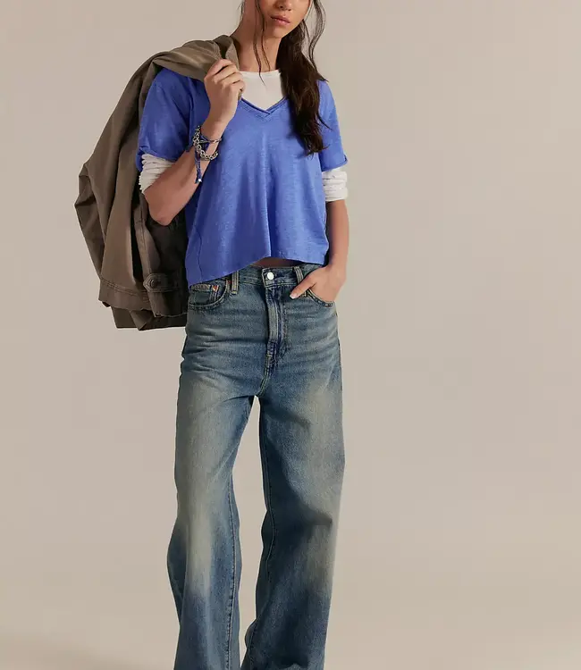 Free People Take 2 Tee, Cornflower