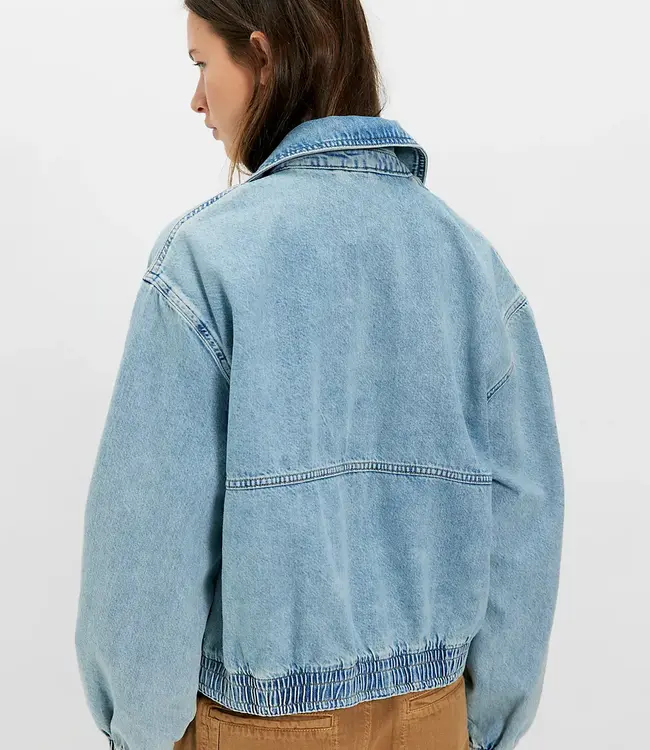 Free People Birdie Denim Jacket, Mockingbird
