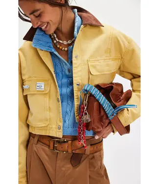 Free People Martha Workwear Jacket, Ecru