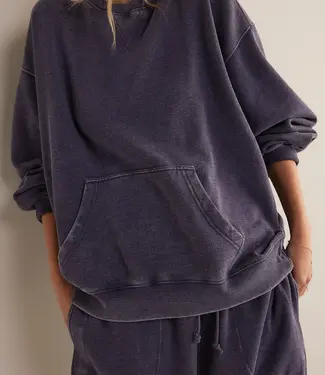 Free People Slow It Down Pullover, Peacoat