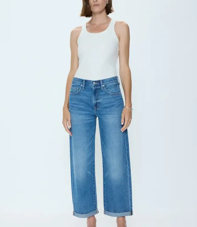 PISTOLA DENIM Donny Rolled Hem Boyfreind, Heartfelt