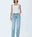 PISTOLA DENIM Issa Mid Rise Relaxed Straight - Road Trip