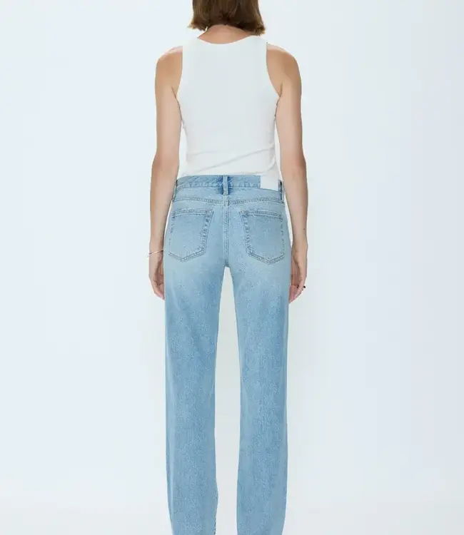 PISTOLA DENIM Issa Mid Rise Relaxed Straight - Road Trip