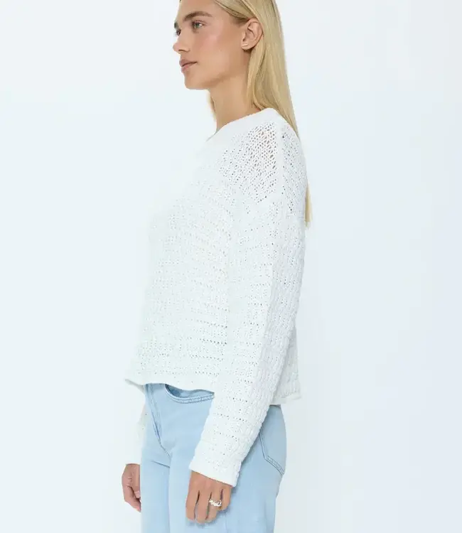 PISTOLA DENIM Katya Sweater, Le Blanc