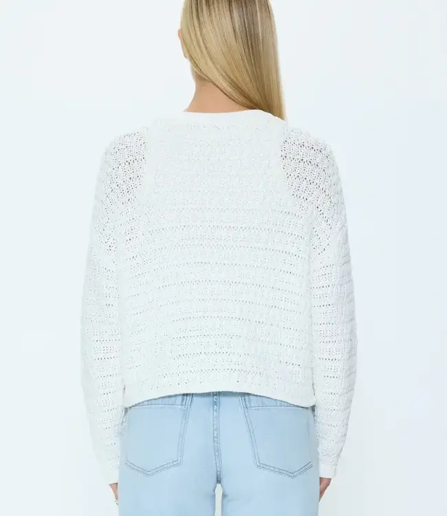 PISTOLA DENIM Katya Sweater, Le Blanc