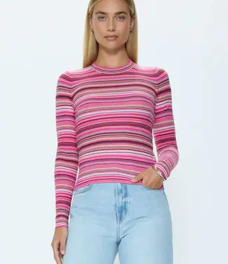 PISTOLA DENIM Madison Long Sleeve Crew Neck Sweater