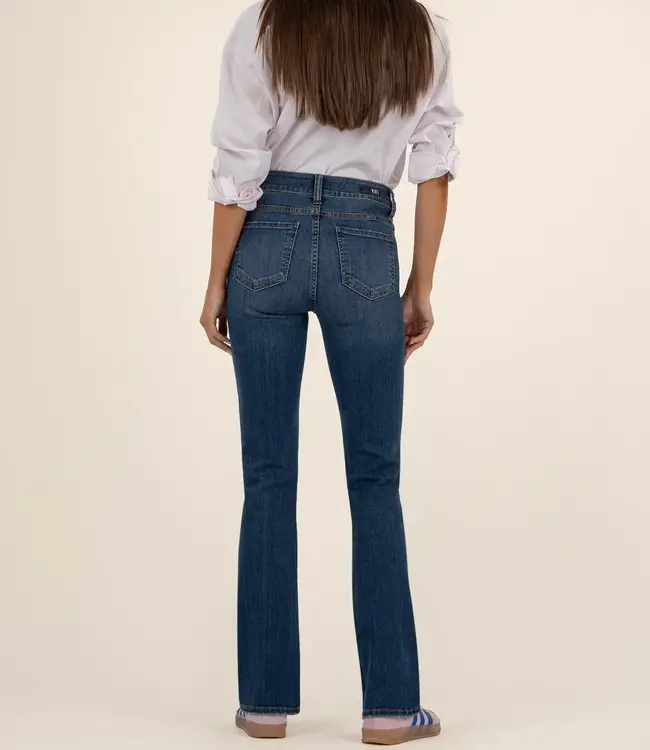 Kut from the Kloth Natalie High Rise Fab Ab Stretch Bootcut Jean in Allied Wash