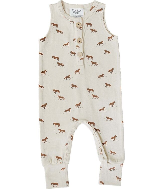 Mebie Baby Horse Tank Romper