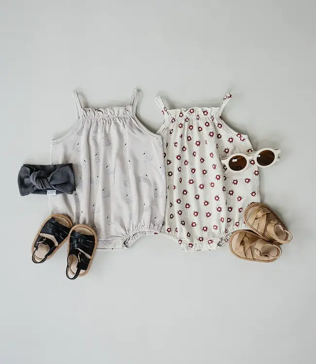 Mebie Baby Swan Tank Bubble Romper