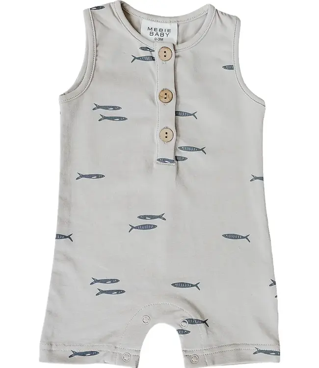 Mebie Baby Fish Short Romper