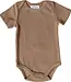 Mebie Baby Tan Ribbed Bodysuit