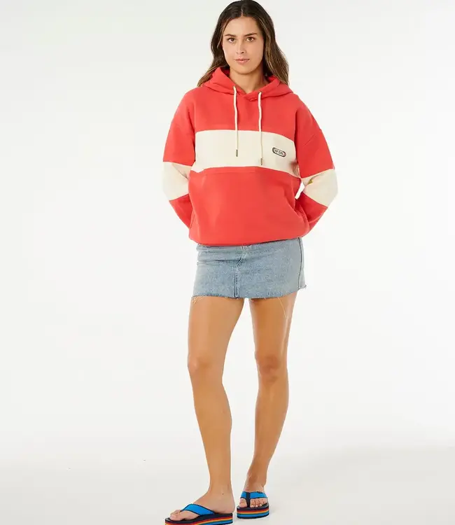 Rip Curl Surf Side Heritage Hood, Deep Red
