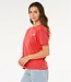 Rip Curl Ocean Break Relaxed Tee, Deep Red