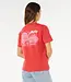 Rip Curl Ocean Break Relaxed Tee, Deep Red