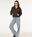 Rip Curl Lay Day Relaxed Zip Through, Washed Black