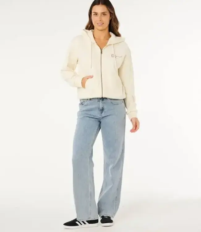 Rip Curl Poolside Zip Thru, Bone