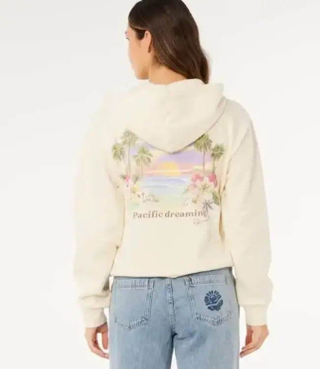 Rip Curl Poolside Zip Thru, Bone