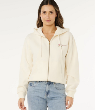 Rip Curl Poolside Zip Thru, Bone