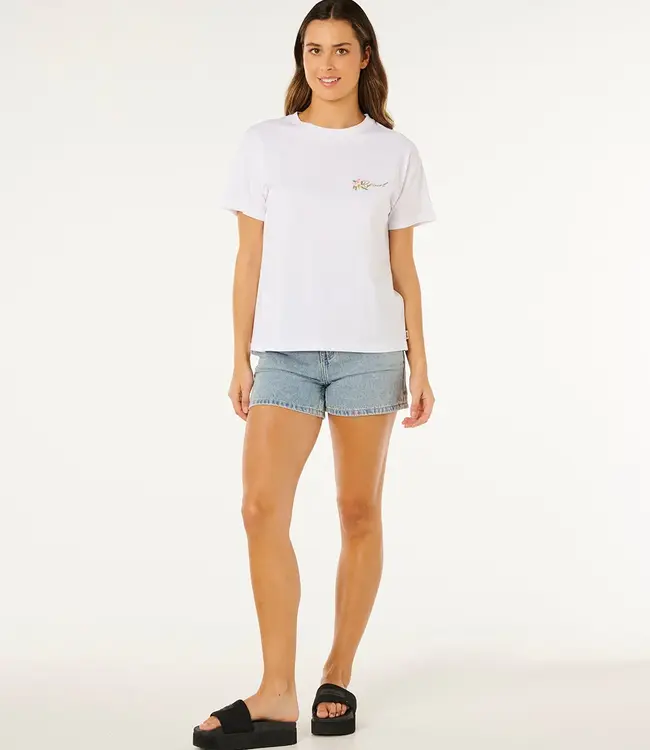Rip Curl Poolside TShirt, Optical White