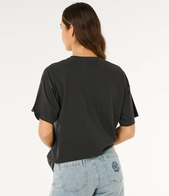 Rip Curl Pacific Coast Tshirt, Washed Black